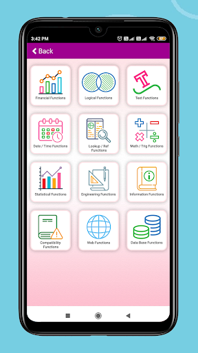 Excel formulas and tips Screen 2