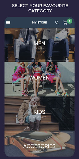 Android application CSShop screenshort