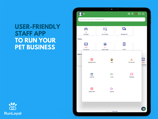 Screenshot of RunLoyal Staff App