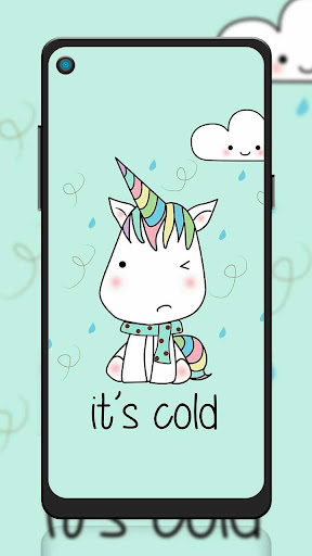 Kawaii Unicorn Lock Screen