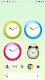 screenshot of Analog clocks widget – simple