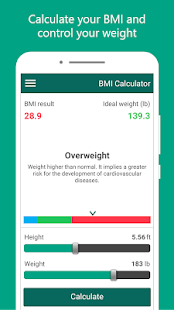 My BMI: Ideal Weight and BMI Calculator