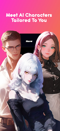 Android application Meow: AI Social Haven screenshort