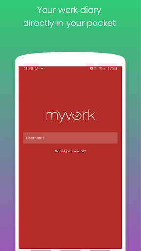 Android application MyWork screenshort