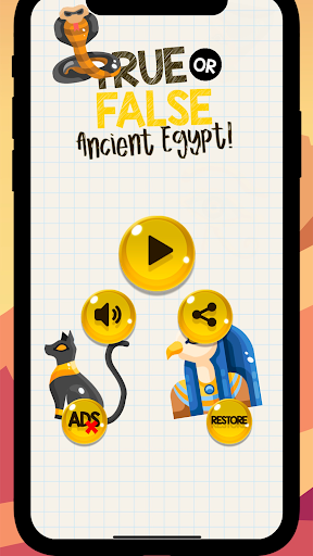 Android application True or False: Ancient Egypt screenshort