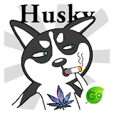 GO Keyboard Sticker Husky icon