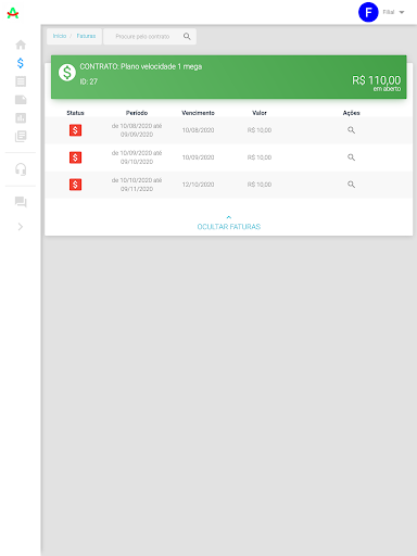 Atranet Cliente Screenshot