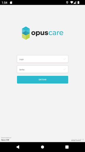 Android application Opus Care screenshort