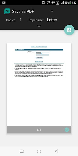 VAHAN -Vehicle Registration Screen 3