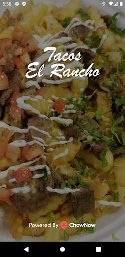 Android application Tacos El Rancho screenshort