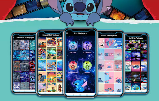 Android application blue koala wallpaper screenshort