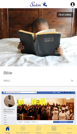 Android application Salem Missionary BC screenshort