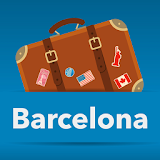 Barcelona offline map icon