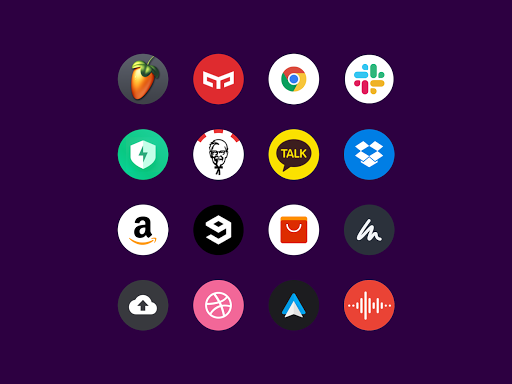 Screenshot of Roundy Icon pack - round pixel