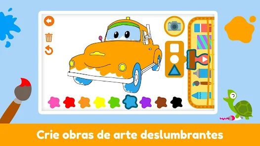 96 desenhos de carros para colorir