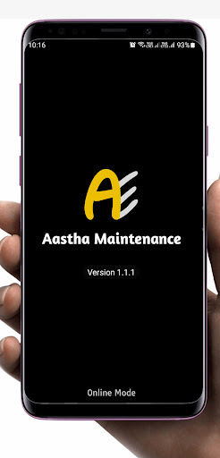 Android application Aastha Maintenance screenshort