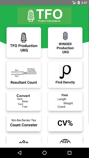 Android application TFO Project screenshort
