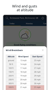 Captura de Pantalla 3 Dronecast - Weather & Fly Map android