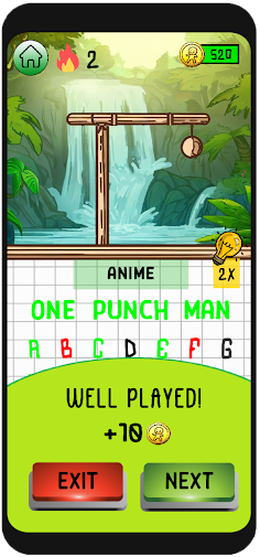 Desperate Hangman - Word Game - Screenshot 1