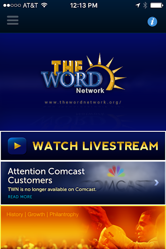 Android application The Word Network App screenshort