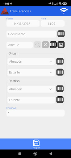 Android application Prisma Mobile Maintenance screenshort