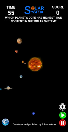 Solar System - Touch & Learn Screen 3