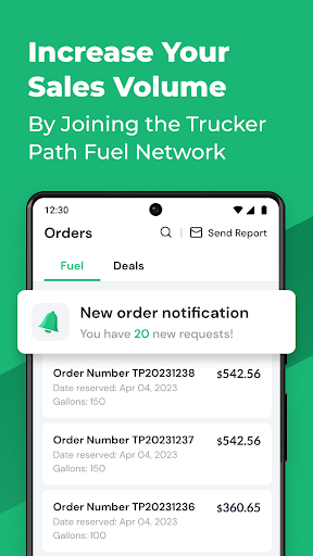 Android application Trucker Path Business screenshort
