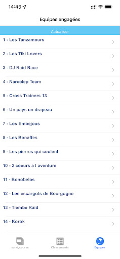 Android application WAM Guadeloupe screenshort