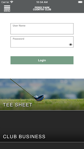 Android application Perry Park Country Club screenshort