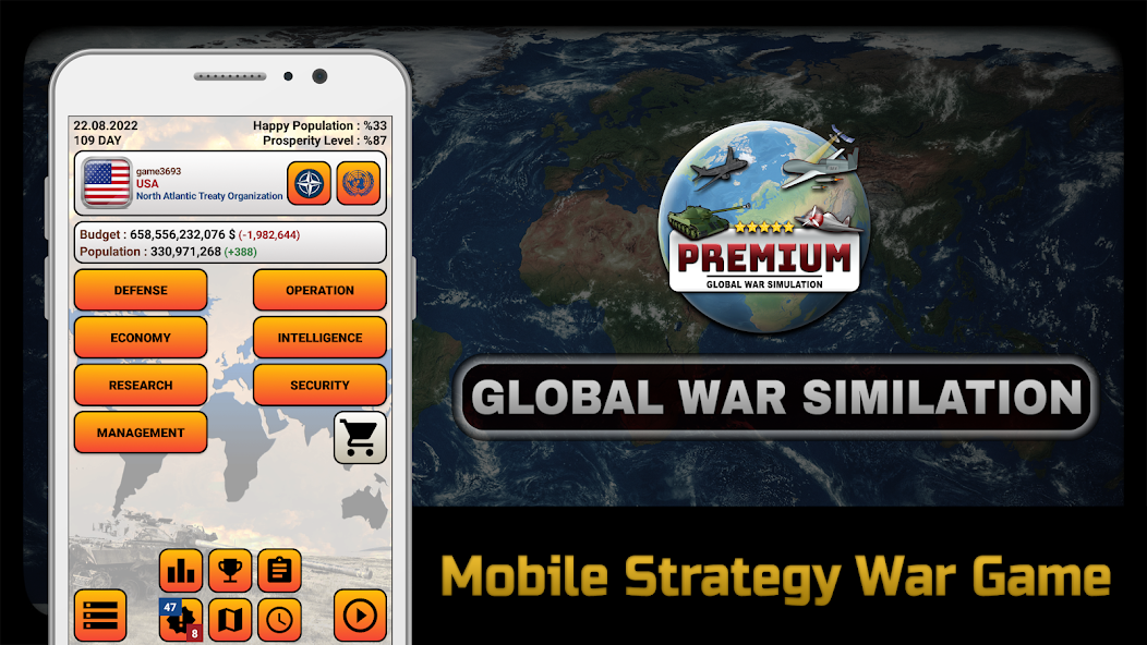 Global War Simulation PREMIUM 30 APK + Mod (Unlimited money) for Android
