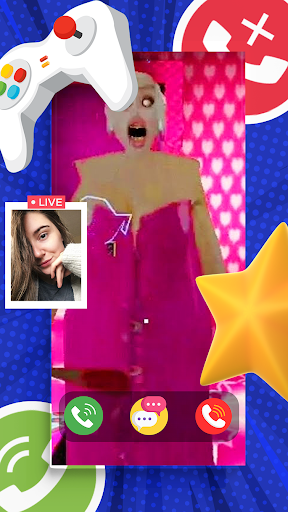 Barbi Granny Scary Video Call Screen 3