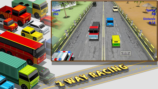 Android application 2Way Racing3D screenshort