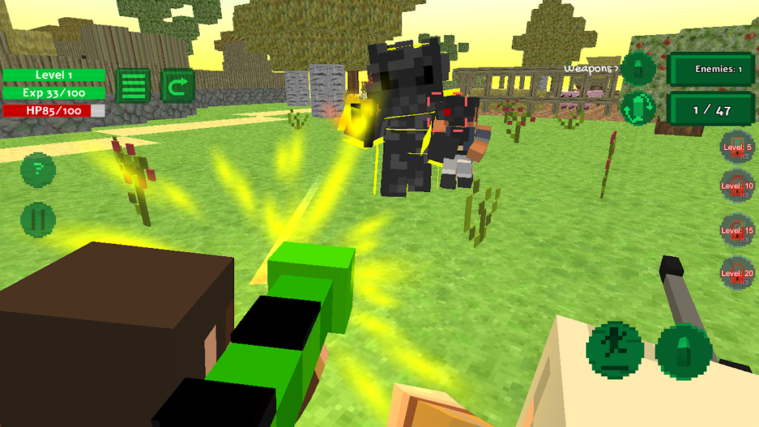 Screenshot 4 Blocky Island Rampage android