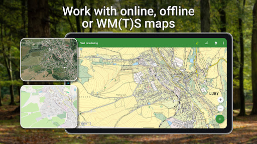 Screenshot of Locus GIS Offline Land Survey