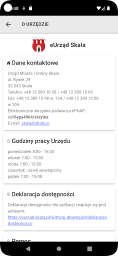eUrząd Skała Screen 2
