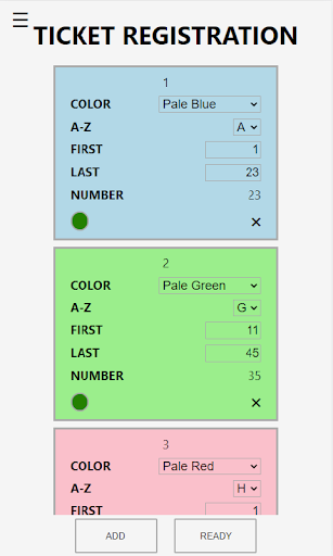 Android application Tombola Draw screenshort