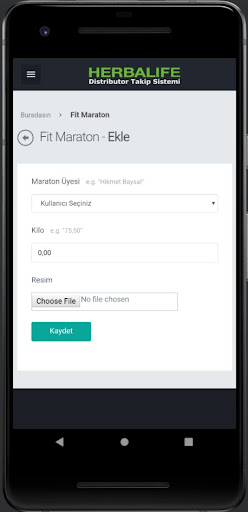 Herbalife Distributor Tracking Screen 3