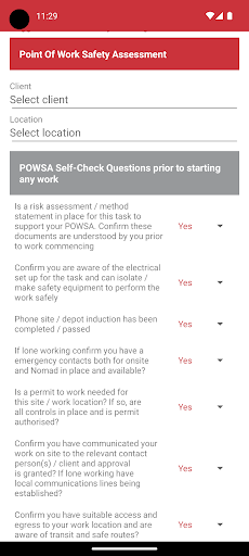 Nomad Digital Safety App Screen 3