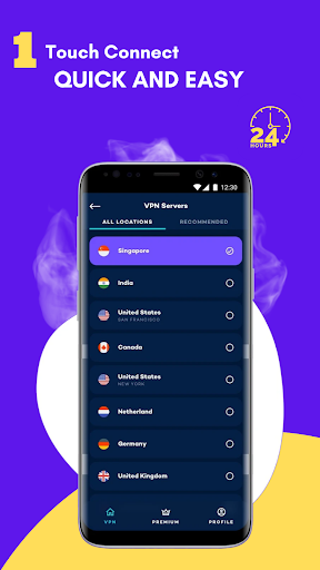 24VPN - Secure Internet Screen 2