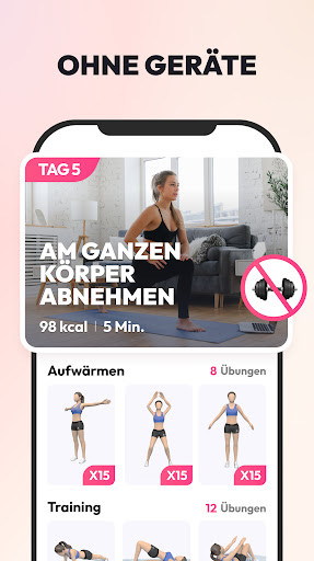 Abnehmen für Frauen: Zuhause screenshot 5