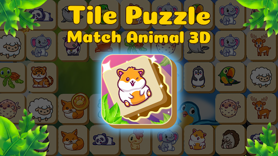 Tile Puzzle - Match Animal 3D