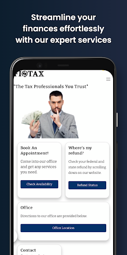 Android application Fiotax screenshort