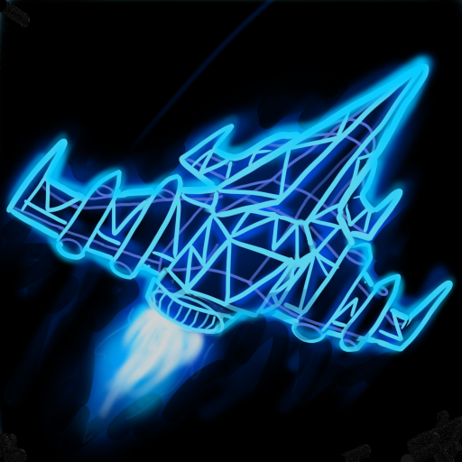 Xonix Neon: synthwave arcade logo