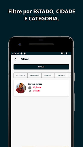 Me Contrate App Screen 2