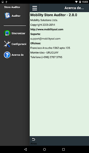 Android application Mobility Store Auditor screenshort