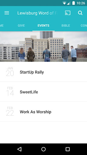 Community of Faith Churches Screen 2