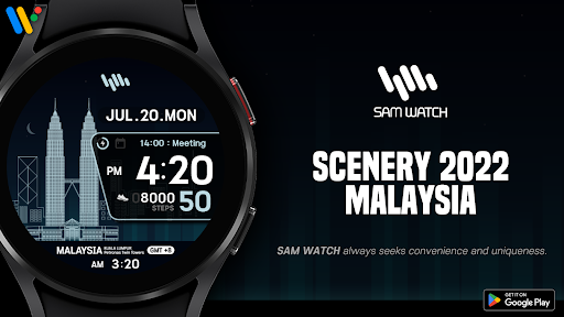 Android application SamWatch Scenery 2022 Malaysia screenshort
