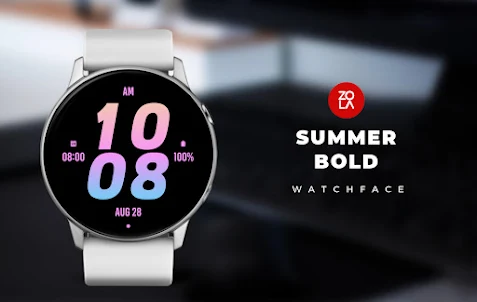 Summer Bold Watch Face