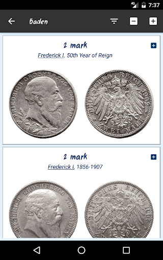 German Empires silver coins Screen 3