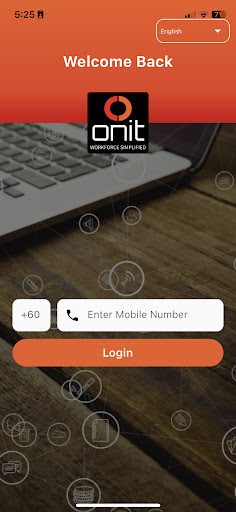 Android application OnIT screenshort
